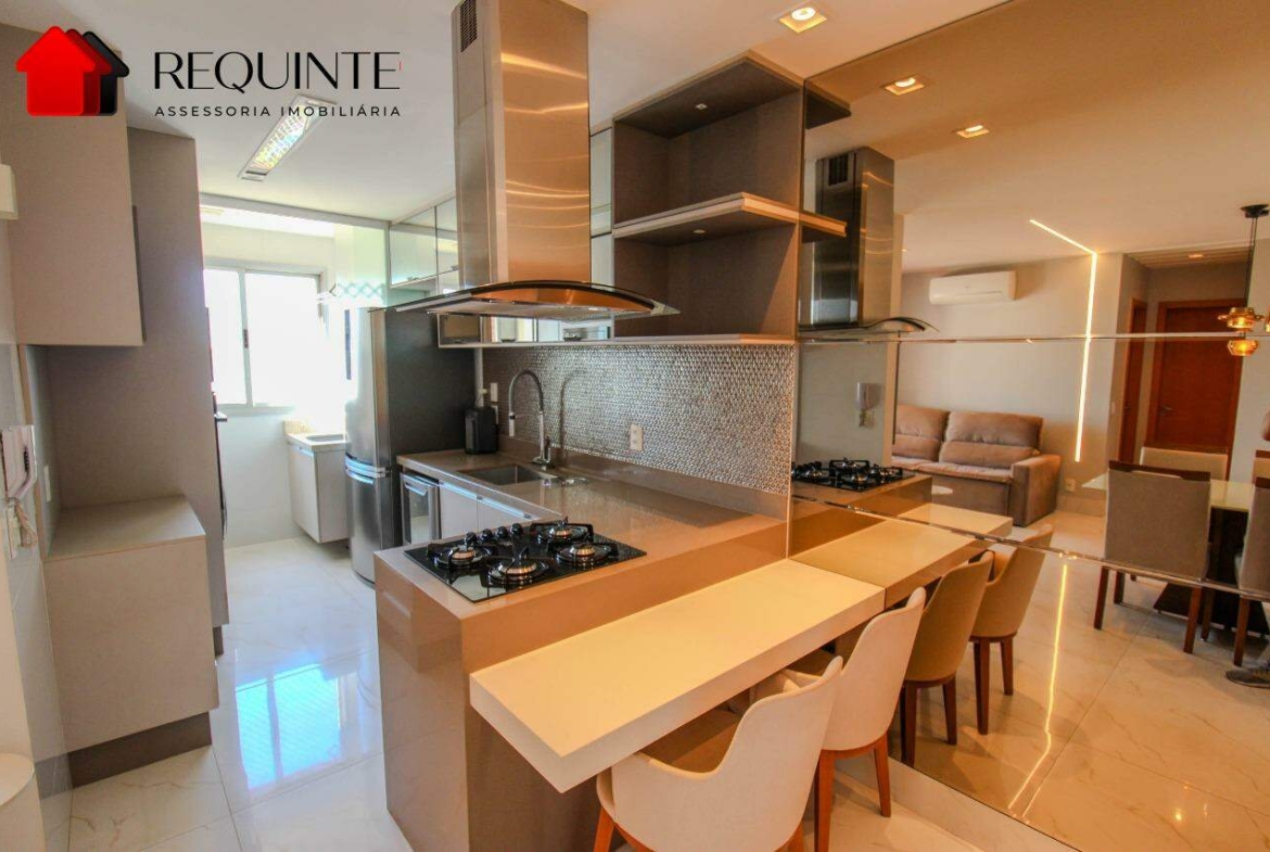 Rua 36 Norte – Residencial Vive La Vie, Mobiliado, 02 quartos, 01 suíte e 02 vagas – Aguas Claras
