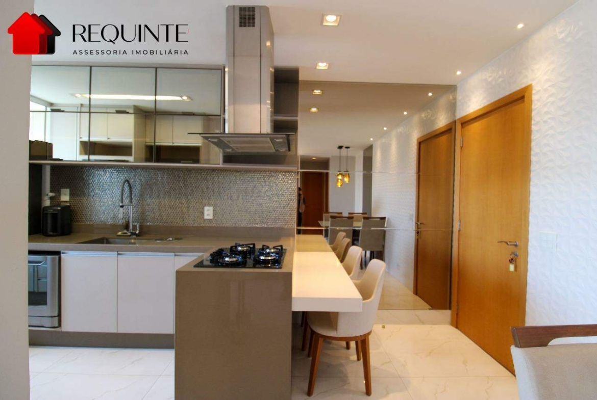 Rua 36 Norte – Residencial Vive La Vie, Mobiliado, 02 quartos, 01 suíte e 02 vagas – Aguas Claras