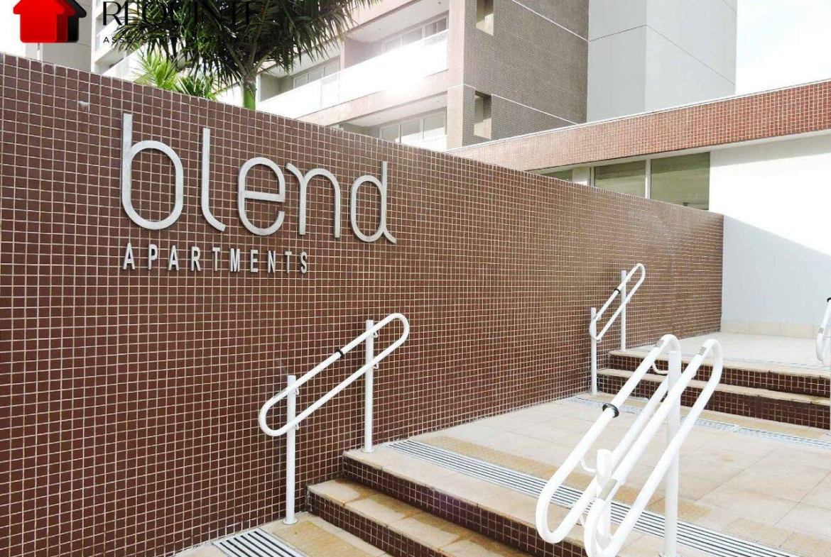 Av. Araucárias – Ed. Blend, 01 quarto, mobiliado, 01 vaga, 46 m² – Aguas claras