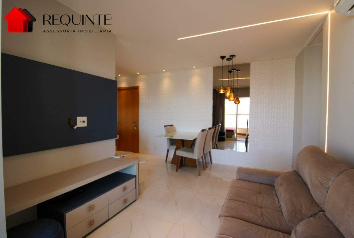 Rua 36 Norte – Residencial Vive La Vie, Mobiliado, 02 quartos, 01 suíte e 02 vagas – Aguas Claras