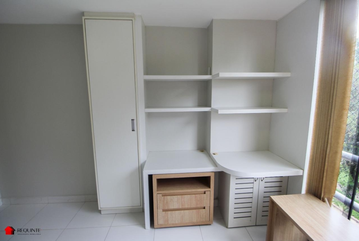 CLSW 104 – Ed. Portal Plaza, 01 Quarto, semi-mobiliado, 31m²- Sudoeste