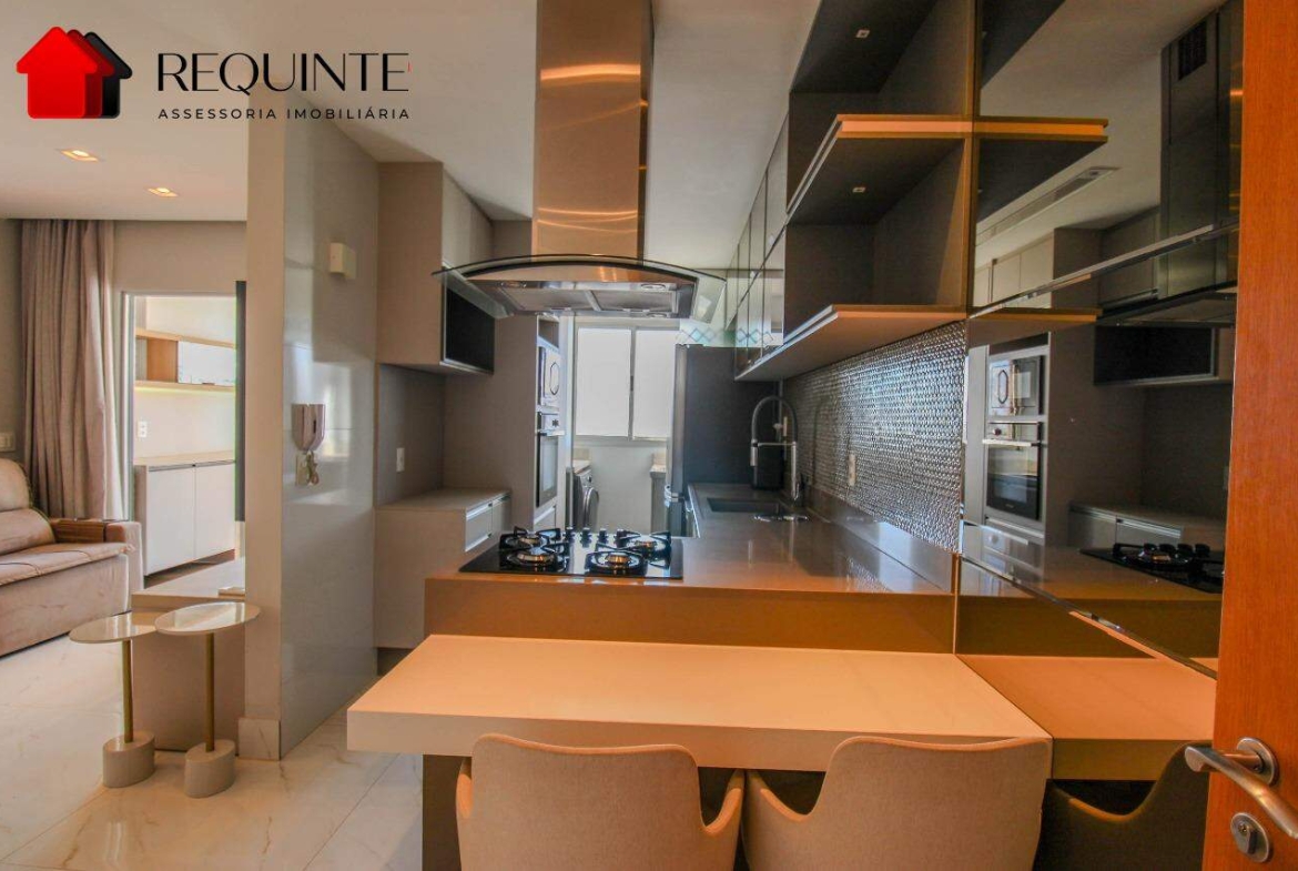 Rua 36 Norte – Residencial Vive La Vie, Mobiliado, 02 quartos, 01 suíte e 02 vagas – Aguas Claras