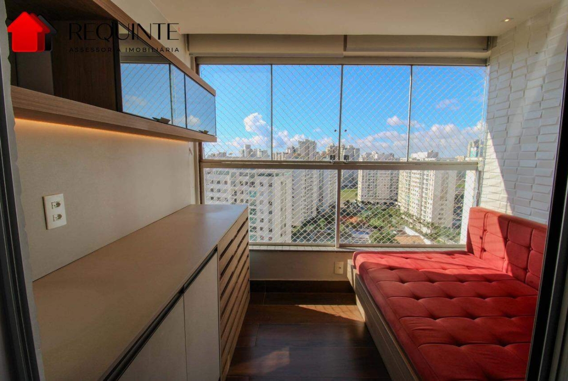 Rua 36 Norte – Residencial Vive La Vie, Mobiliado, 02 quartos, 01 suíte e 02 vagas – Aguas Claras