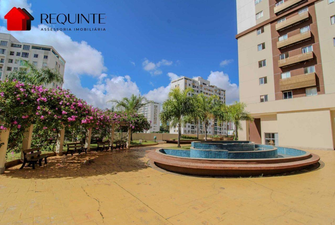 Rua 36 Norte – Residencial Vive La Vie, Mobiliado, 02 quartos, 01 suíte e 02 vagas – Aguas Claras