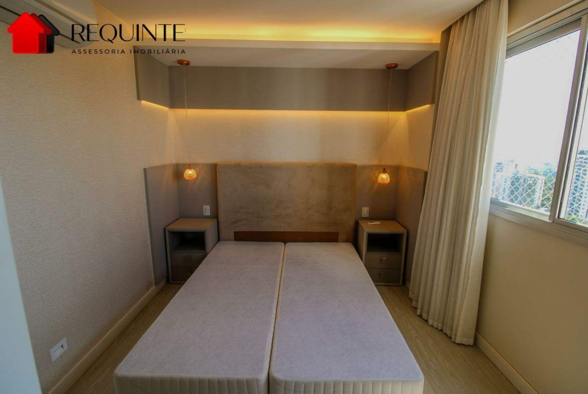 Rua 36 Norte – Residencial Vive La Vie, Mobiliado, 02 quartos, 01 suíte e 02 vagas – Aguas Claras