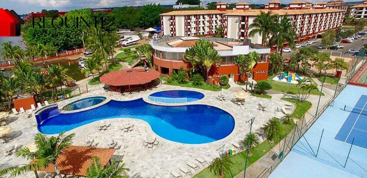 SHTN – Lake Side Resort Residence, Flat/ Apartamento de 1 Quarto, Mobiliado – Beira Lago