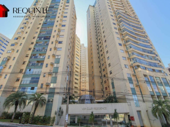 Rua das Paineiras Ed. Via Club Residence, 3 Quartos sendo 1 Suíte, 104m² Águas Claras