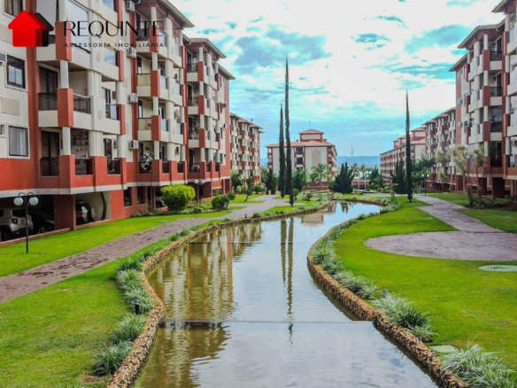 SHTN – Lake Side Resort Residence, Flat/ Apartamento de 1 Quarto, Mobiliado – Beira Lago