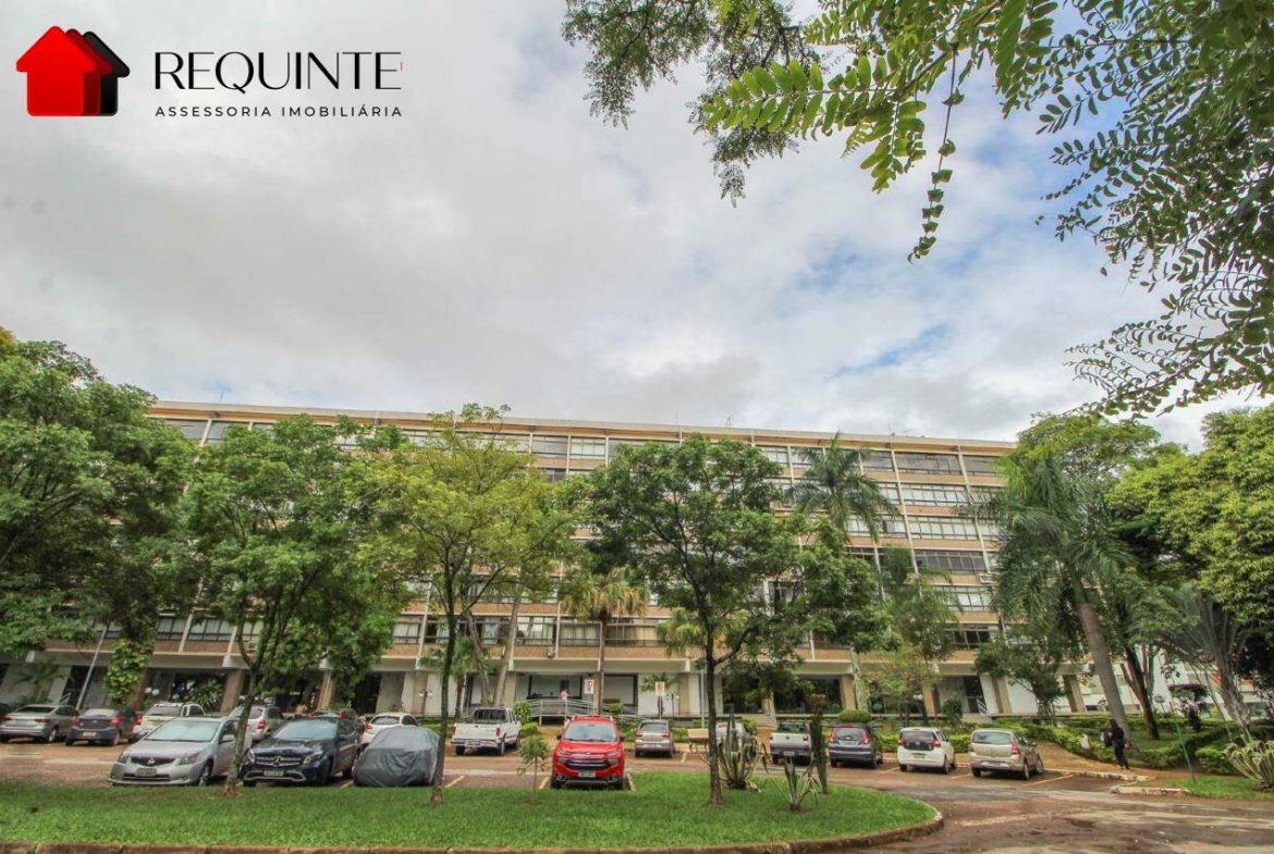 SQS 315 – 2 quartos sendo 1 suíte, garagem e elevador, vazado e vista livre 94m²